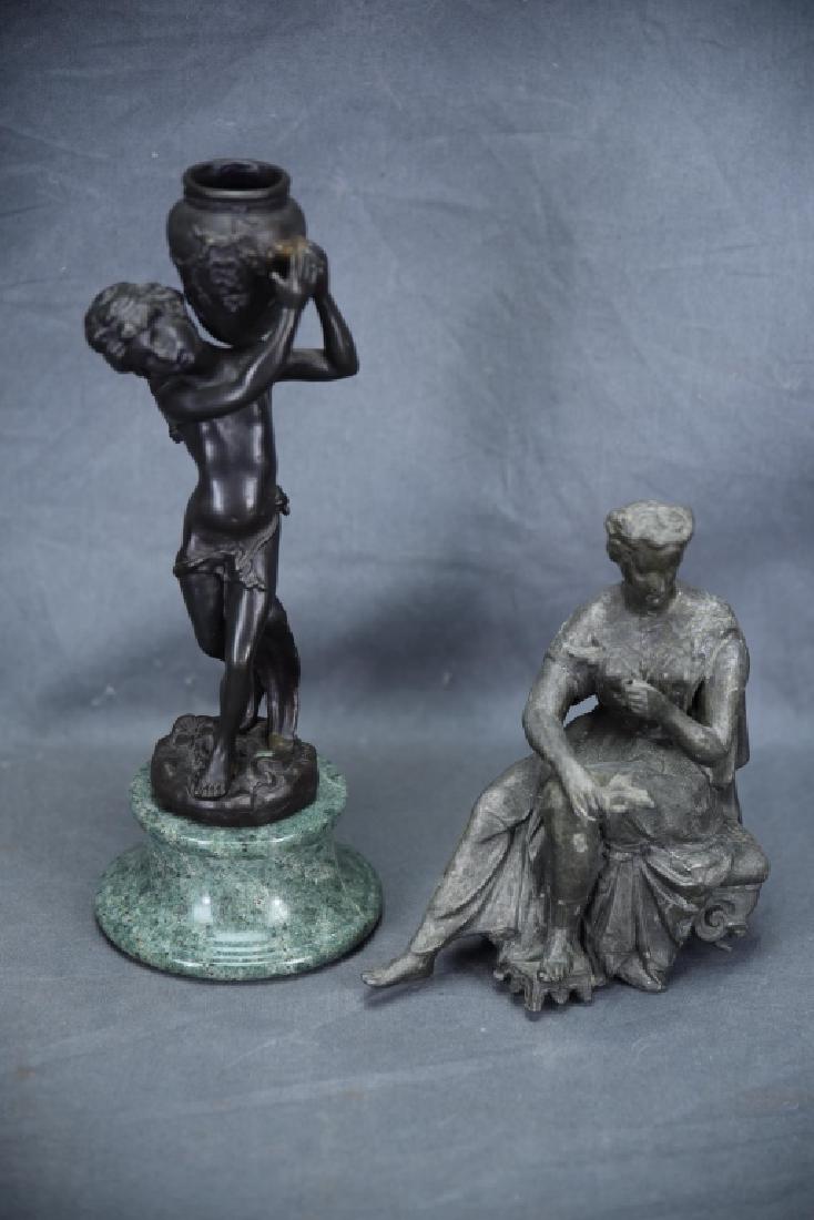 Pair of Small Figural Bronze Sculptures (1 of 9)