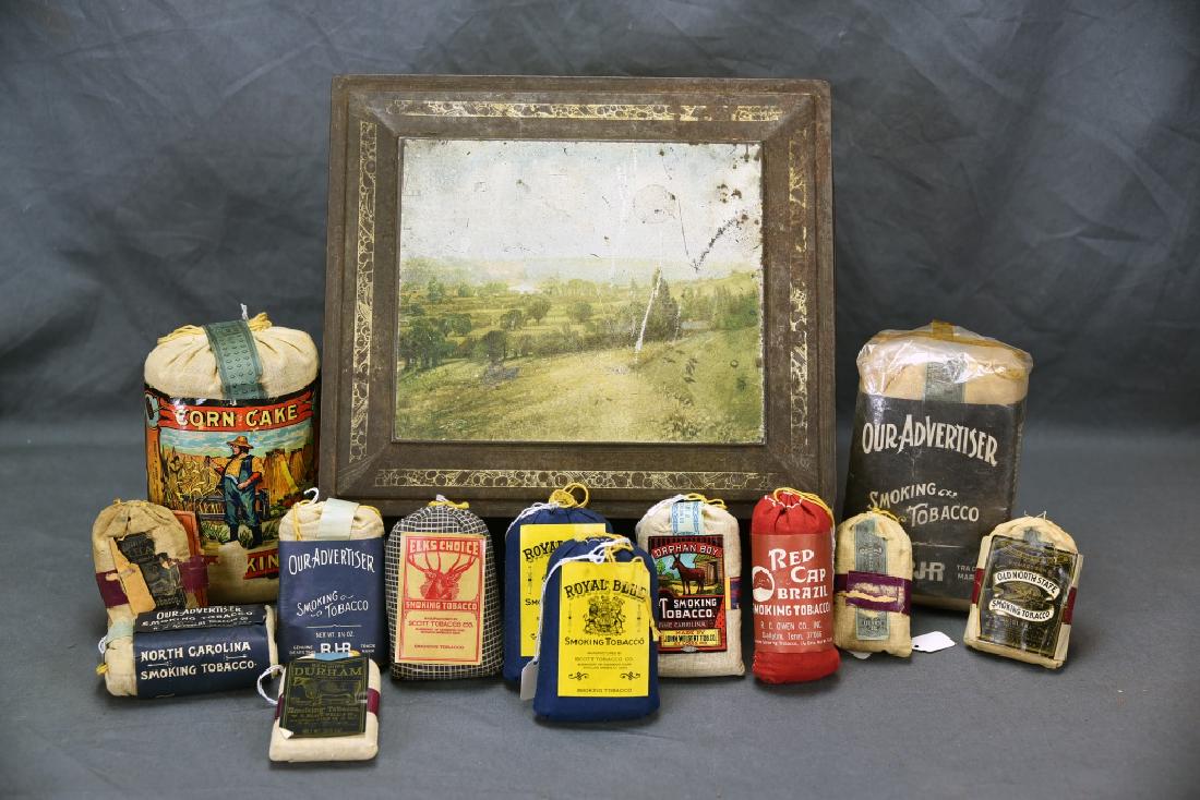 12 Smoking Tobacco Bags Corn Cake, Royal Blue (1 of 6)