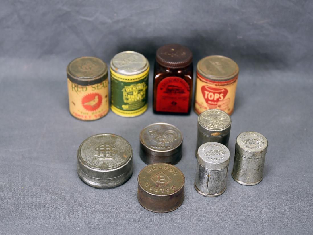 9 Snuff Tins and 1 Bottle (1 of 3)