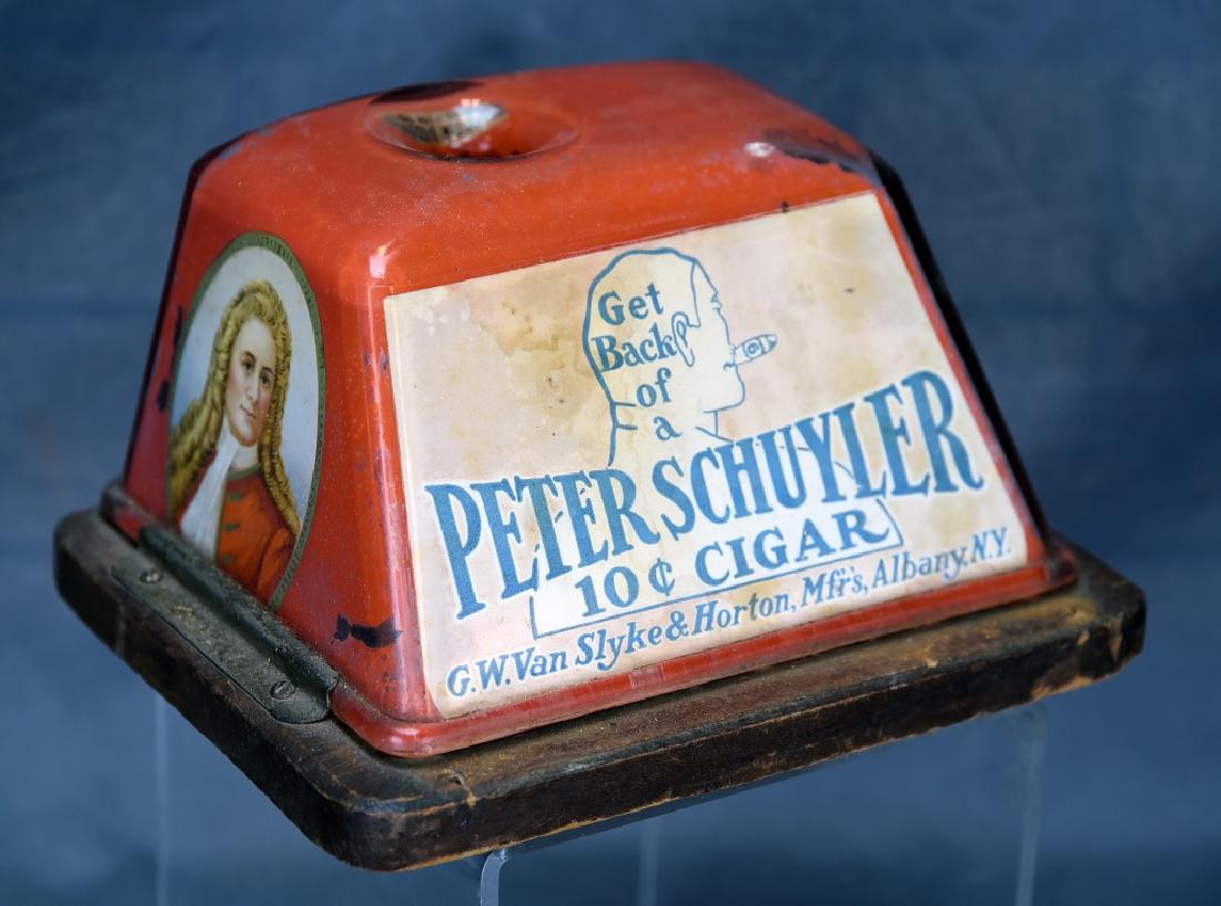 Tin Peter Schuyler 10 Cent Cigar Cutter (1 of 6)