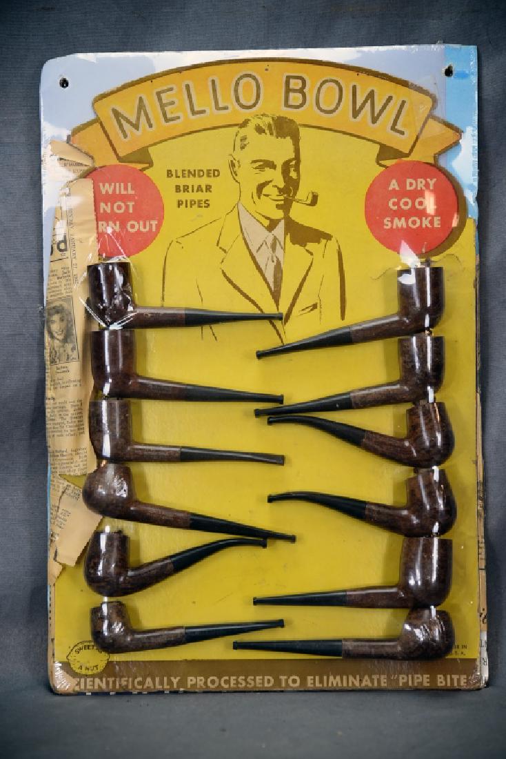 Mello Bowl Pipe Display with 12 Pipes (1 of 3)