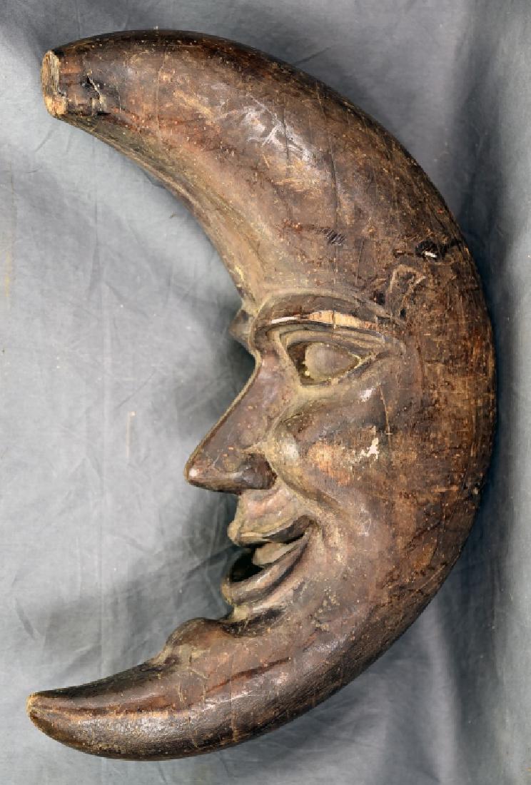 Man in the Moon Wooden Paper Mache Mold (1 of 9)