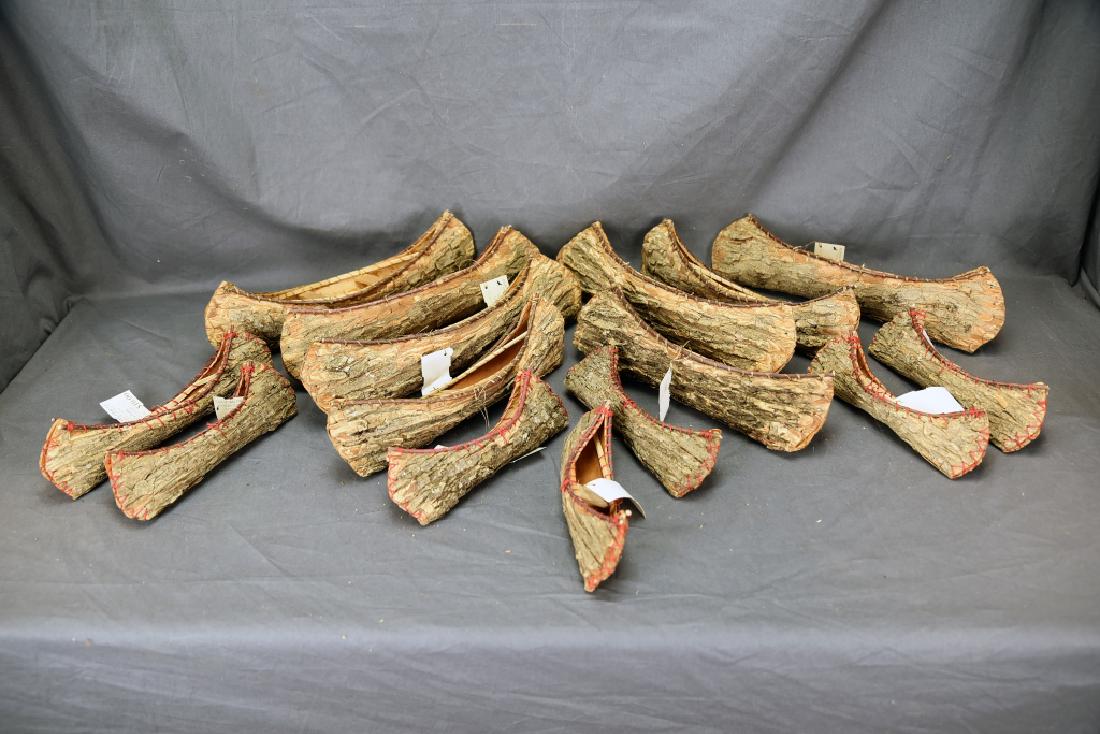 15 Ojibwa Elm Bark Canoes (1 of 3)