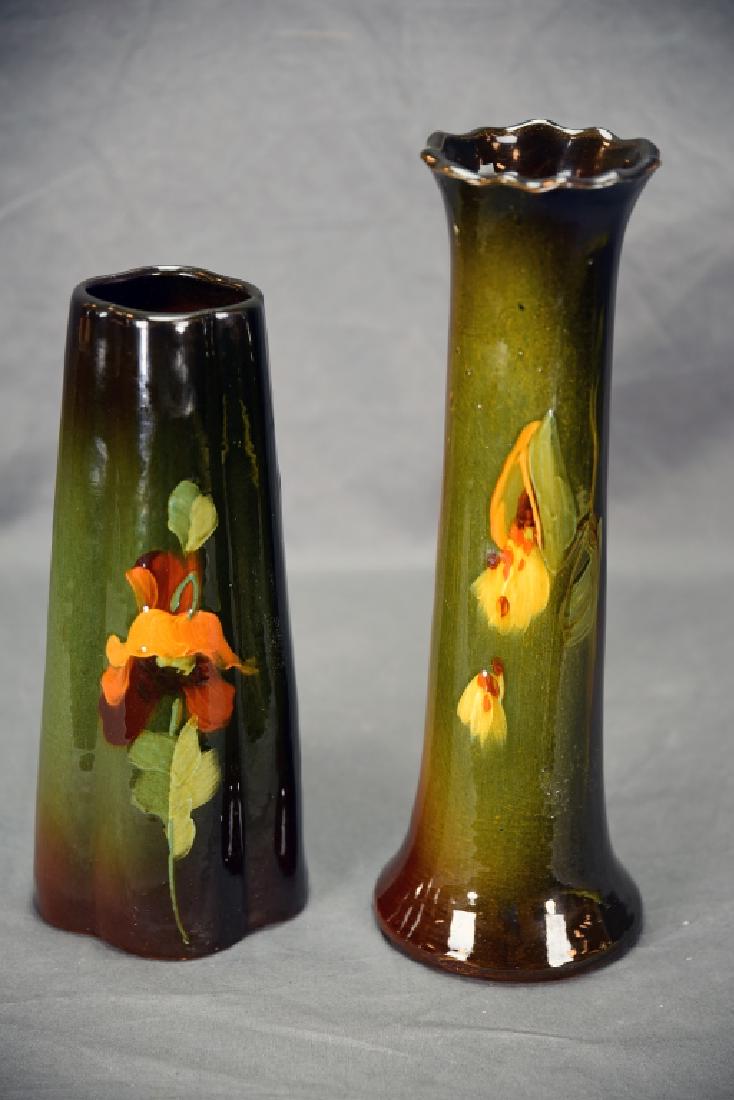 2 McCoy Loy-Nel Vases, Floral, Milkweed (1 of 6)