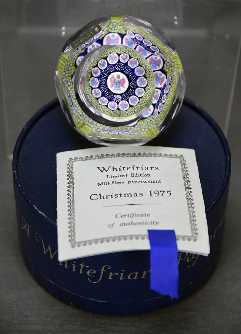 Whitefriars Millefiori Paperweight Christmas 1975 (1 of 4)
