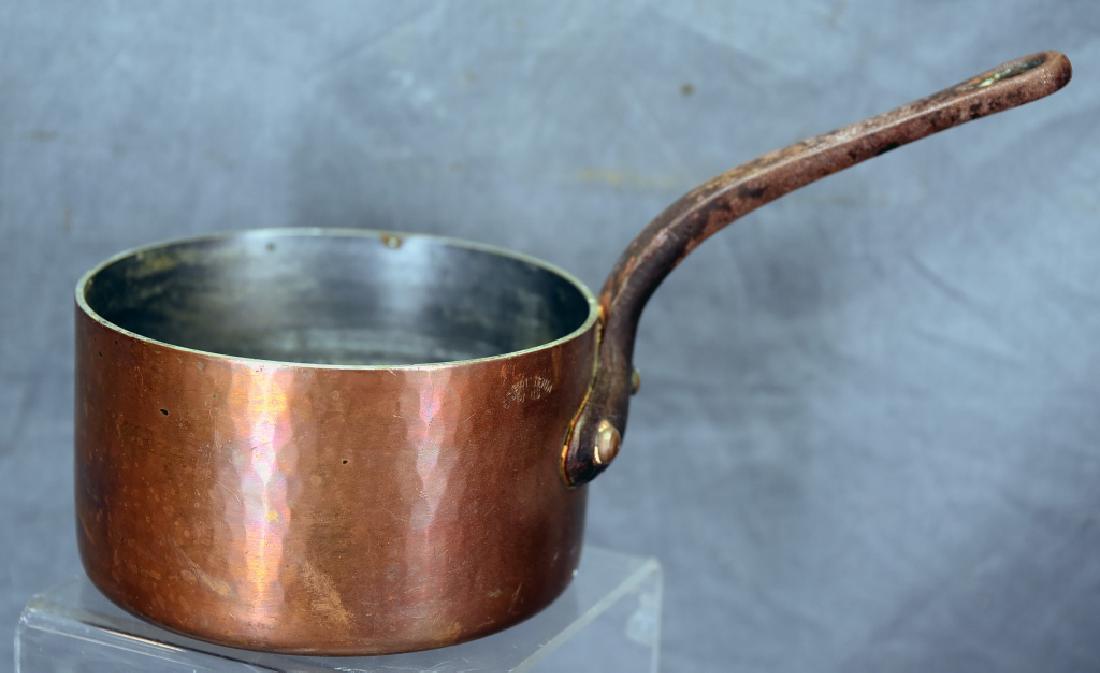 Vintage Dehillerin Hammered Copper Sauce Pan (1 of 6)