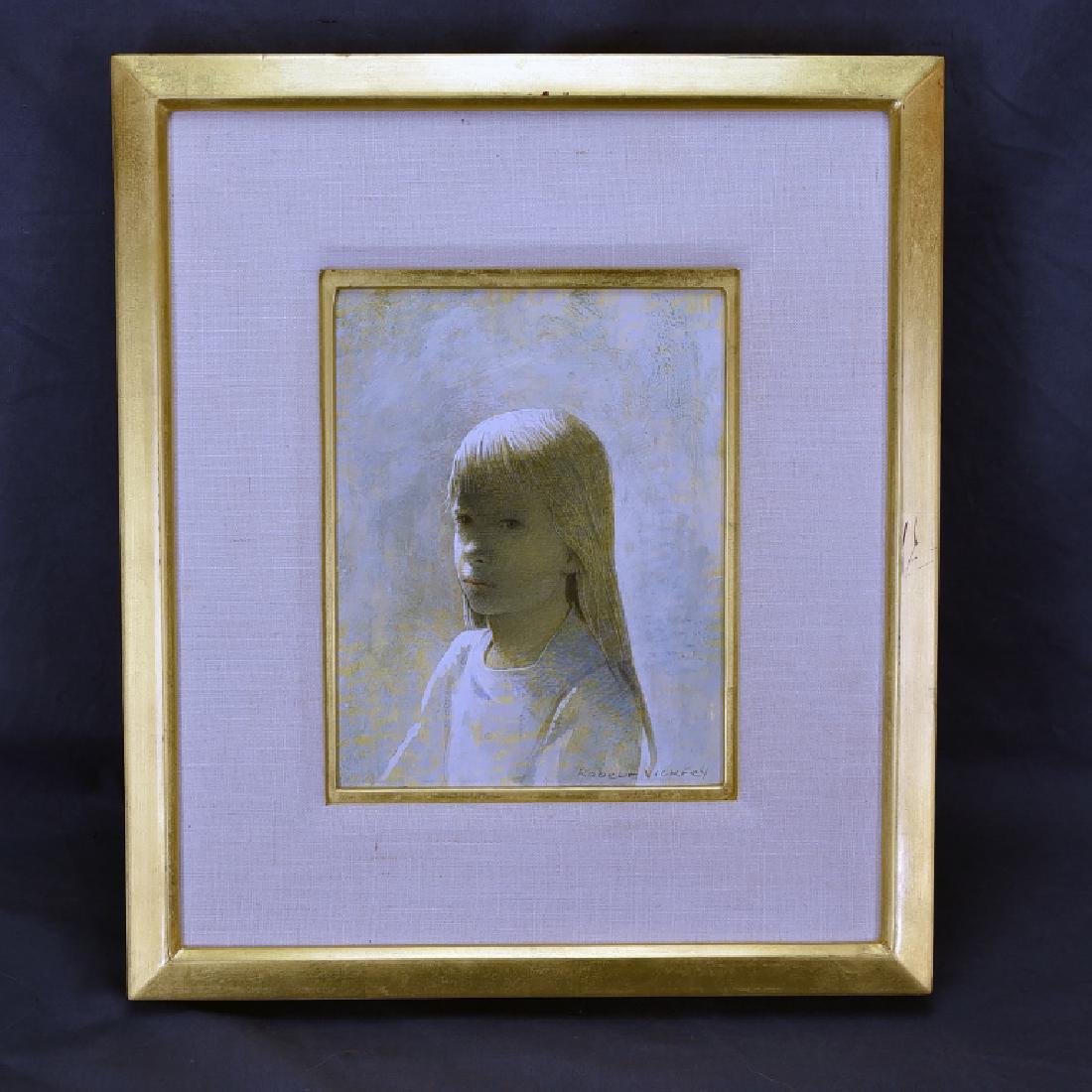 Robert Vickery Egg Tempera Girl's Head 2 Study (1 of 10)