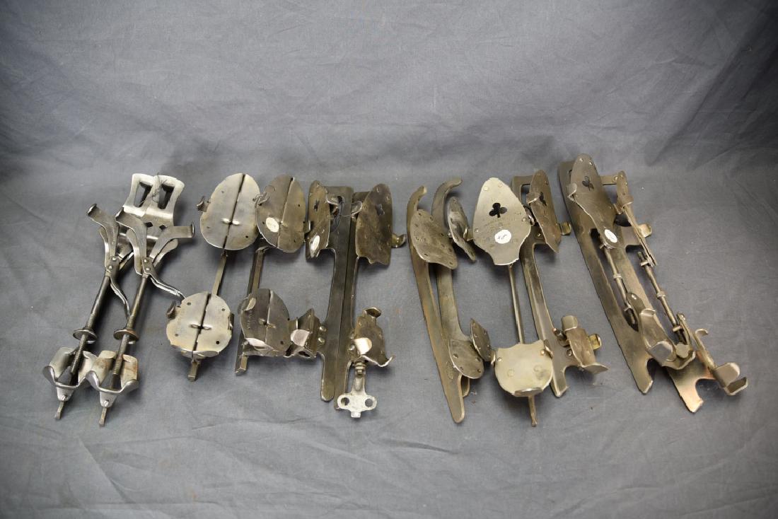 6 Pairs Antique Adjustable Ice Skates (1 of 4)