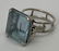 19ct. Aquamarine Art Deco 18k White Gold Ring
