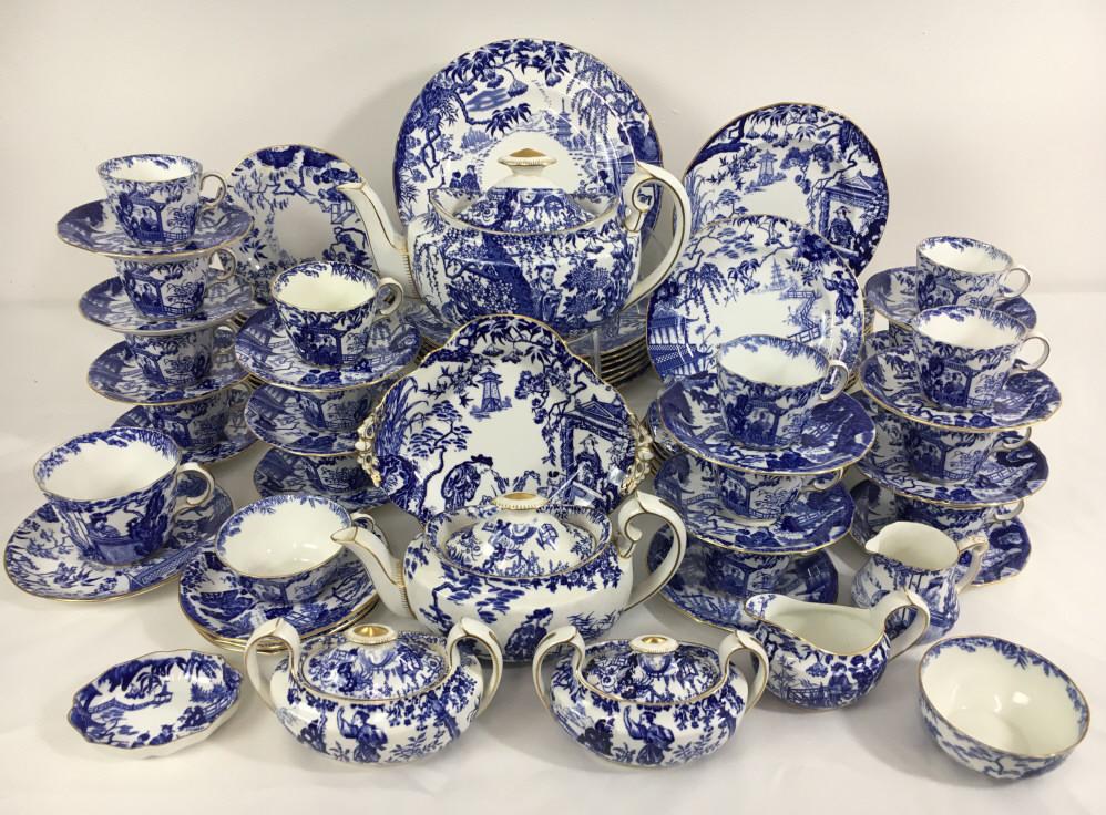 Large Collection of Royal Crown Derby Blue Mikado (1 of 4)