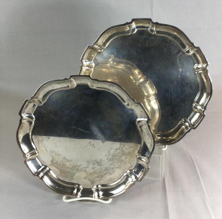 Pair of Poole Sterling Chippendale Trays (1 of 4)