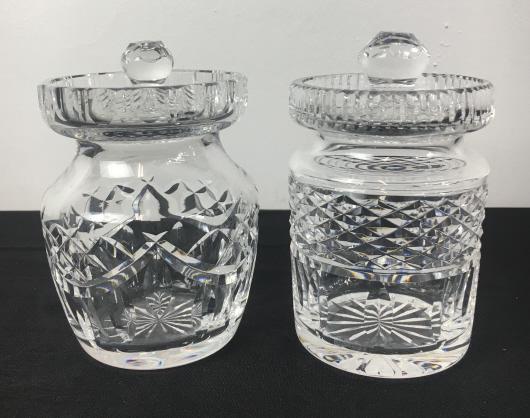 2 Waterford Cut Crystal Jam Jars (1 of 3)