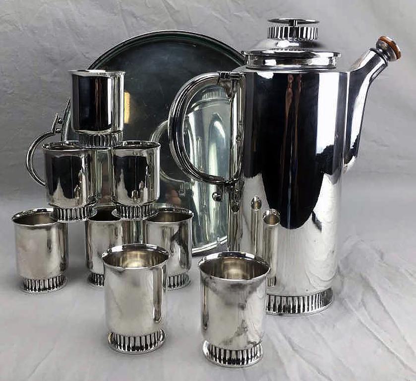 Barbour Silver Feinauer Art Deco Cocktail Set (1 of 9)