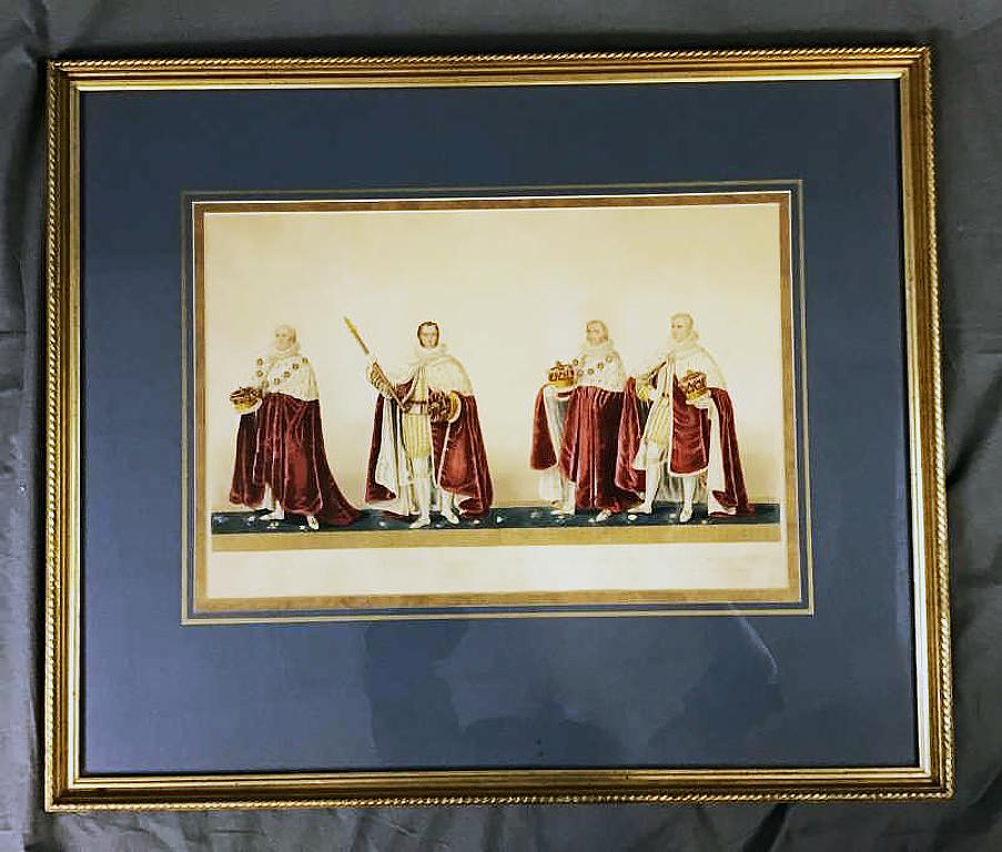Coronation of King George IV Aquatint Etching 1821 (1 of 3)