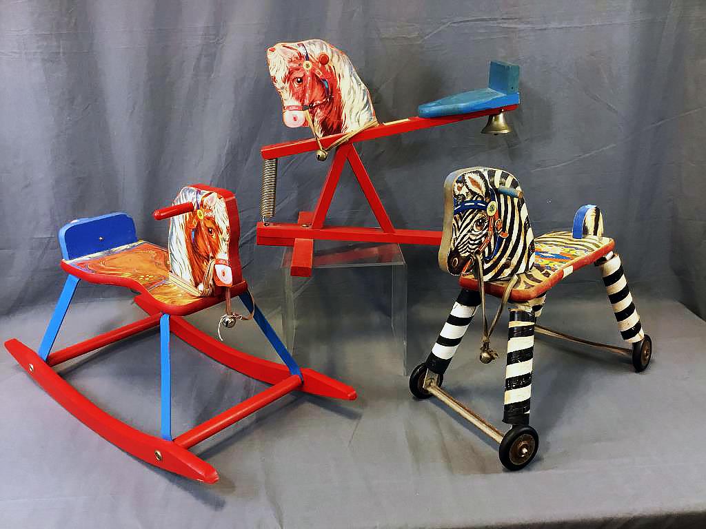 Gong Bell MFG. Lithograph Ride On Toys (1 of 2)