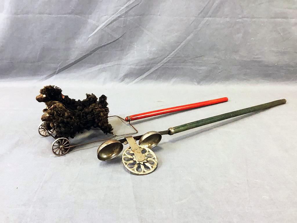 Early 1900's Wooden Handled Push Toys (1 of 6)