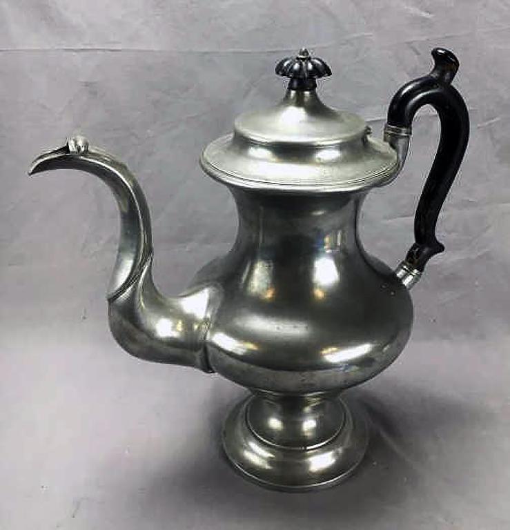 19th C. Leonard Reed & Barton Pewter Coffee Pot (1 of 3)
