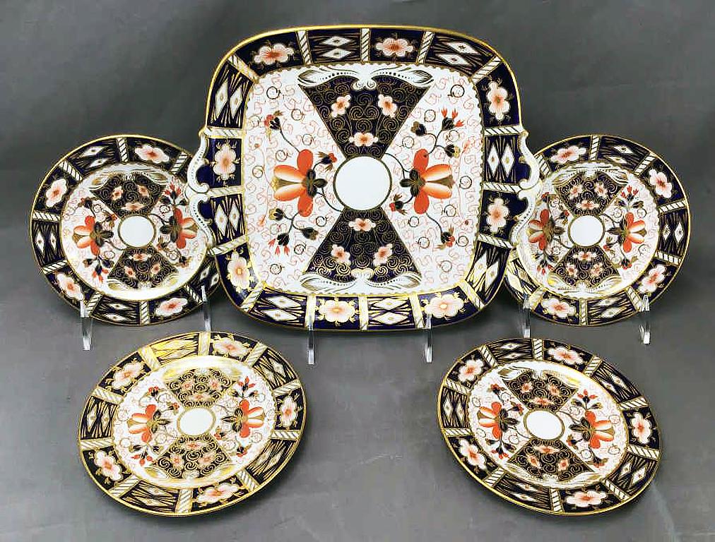 Royal Crown Derby Imari Dessert Set (1 of 4)