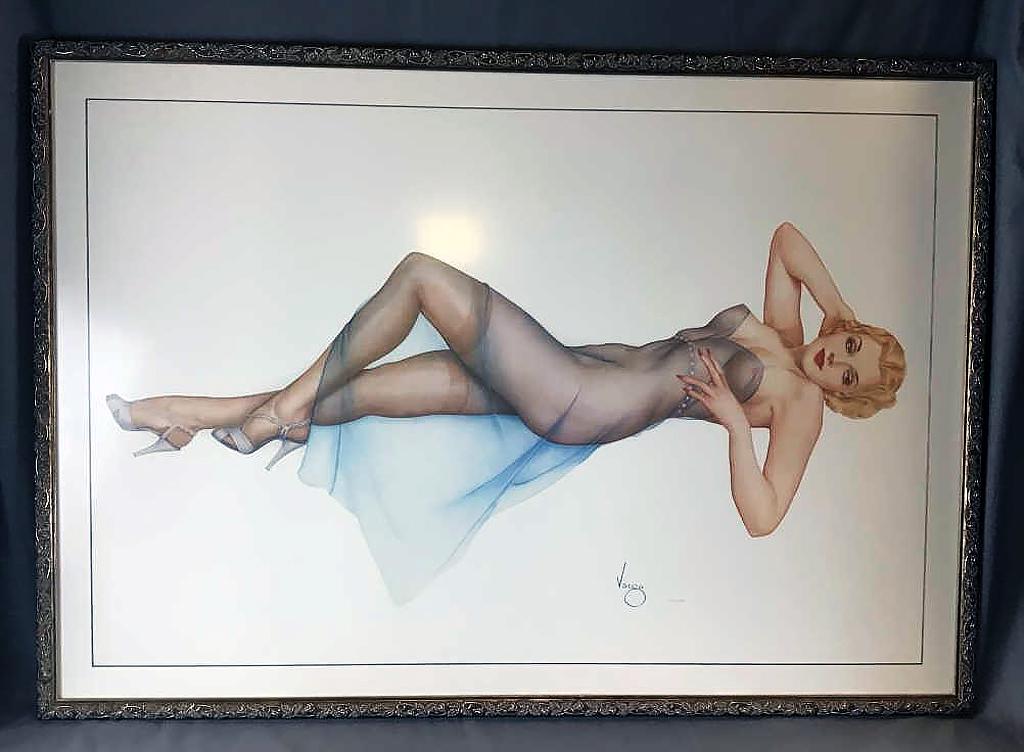 Alberto Vargas (Varga) Numbered Framed Lithograph (1 of 3)