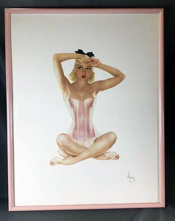 Varga (Alberto Vargas) Numbered Framed Lithograph (1 of 4)