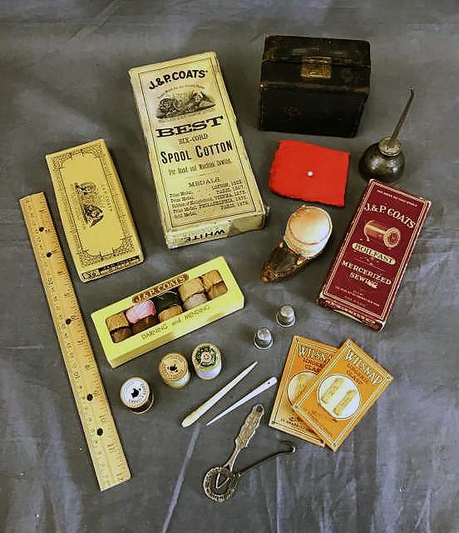 J&P Coats Sewing Thread, Packaging, Needles.... (1 of 1)