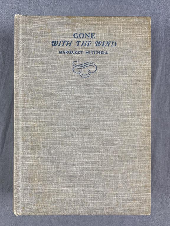 Gone With The Wind Margaret Mitchell 1936: Hardcover,condition as shown, previous owner's signature.