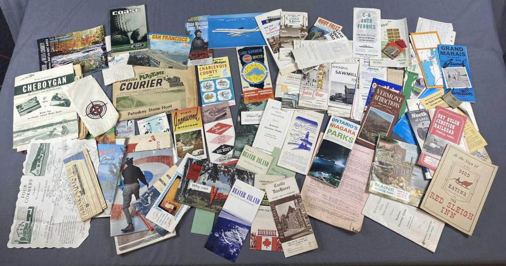 Large Mixed Lot of Travel Ephemera: Large Mixed Lot of Travel Ephemera