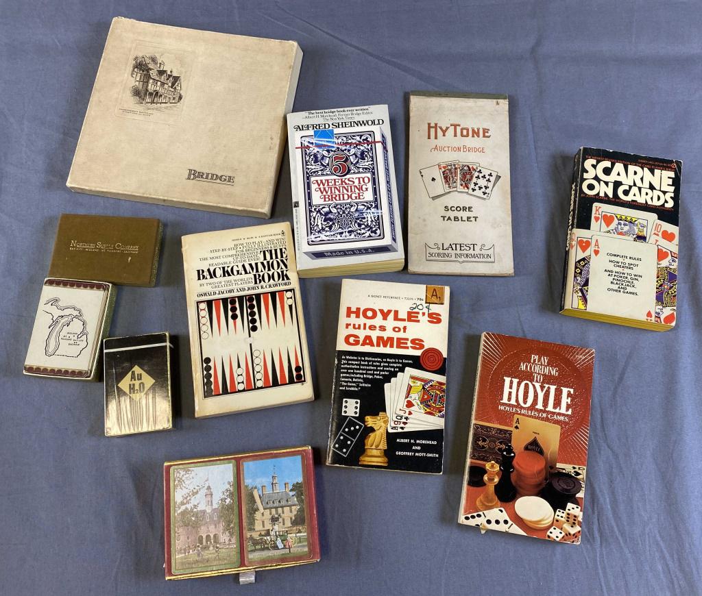Playing Cards and Games Books and Ephemera: Playing Cards and Games Books and Ephemera