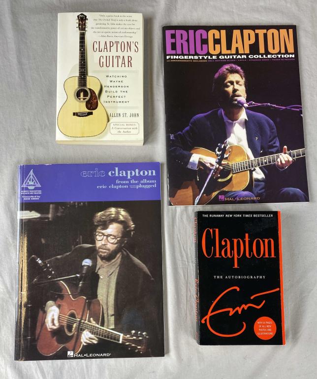 4 Eric Clapton Books (1 of 1)