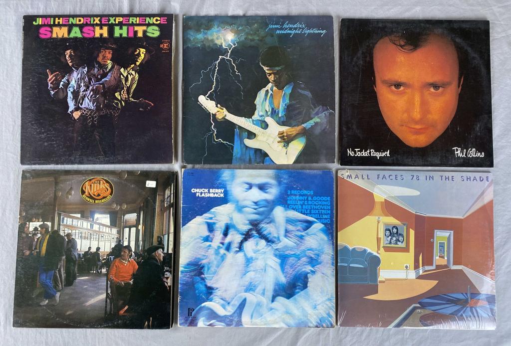 6 Vintage Vinyl Pop/Rock Albums (1 of 3)