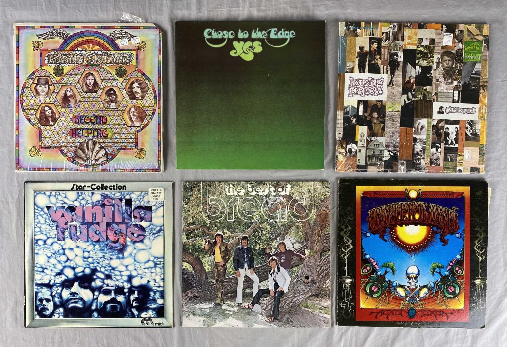 6 Vintage 60s/70s Vinyl Rock Albums (1 of 2)