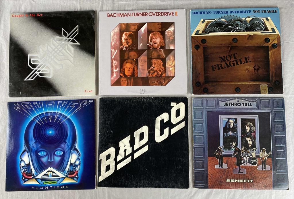6 Vinyl Rock Albums -Styx, Journey, BTO... (1 of 3)