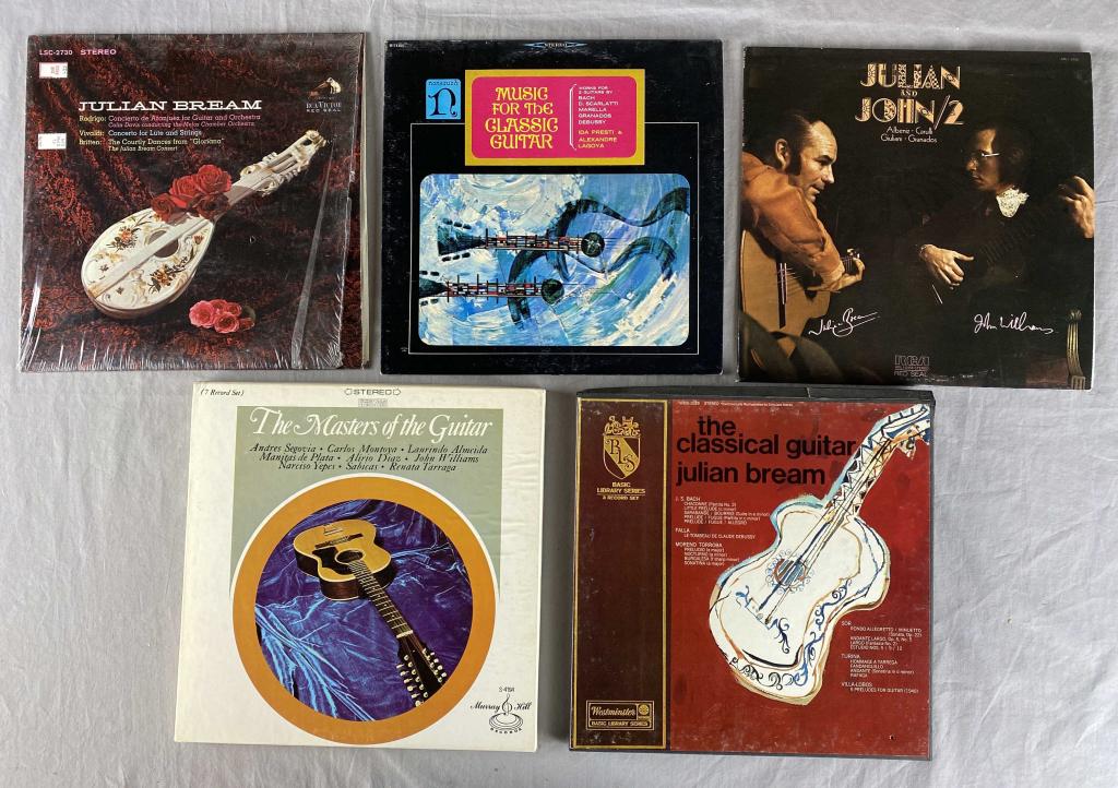 Classical Guitar Vinyl Albums -Julian Bream (1 of 2)