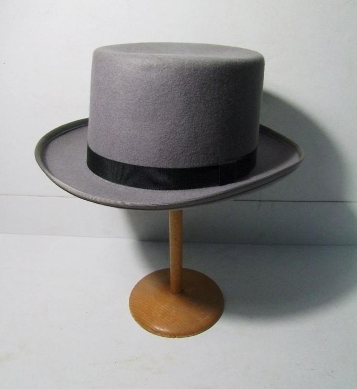 C/1960's All Wool Grey Gentleman's Dress Hat (1 of 4)