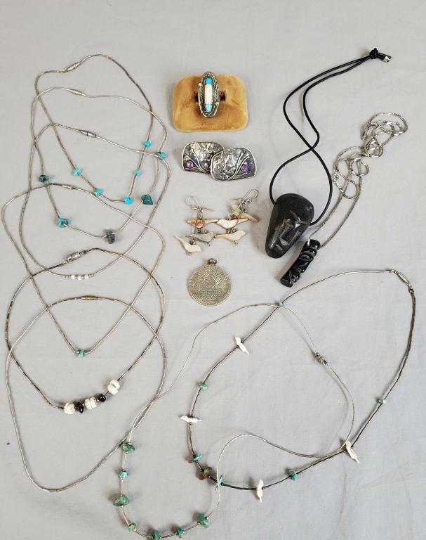 Vintage Native American Jewelry Lot (1 of 8)