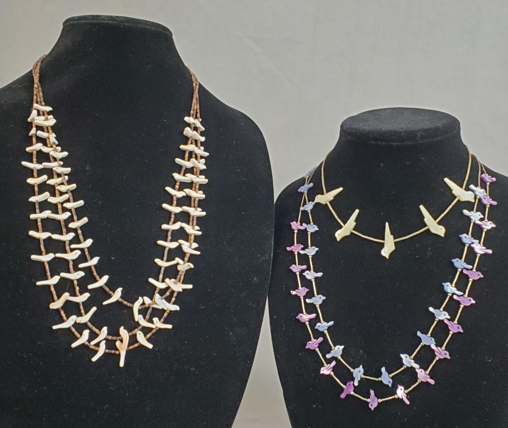 Vintage Native American Heishi Necklaces (1 of 7)