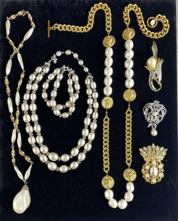 Designer Faux Pearls - Vendome, Anne Klein... (1 of 7)