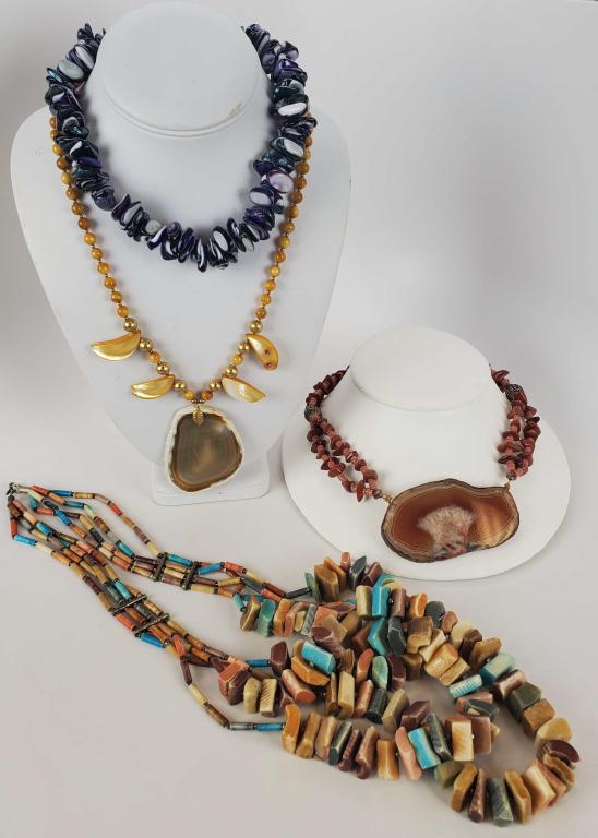 Vintage Resort Necklaces Lot Of 4 (1 of 5)