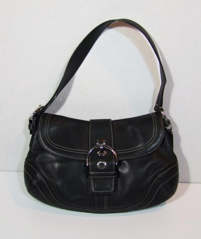 Authentic Coach Soho Black Leather Hobo Bag (1 of 5)