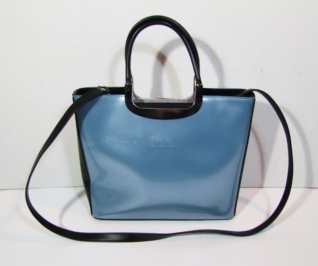 Beijo 2 tone Blue Shoulder Bag (1 of 4)
