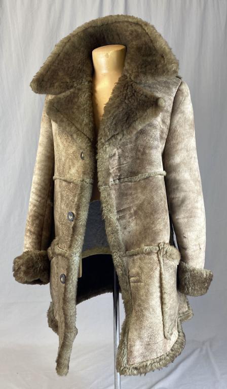 Vintage Men's  Lakeland Shearling Coat 44 (1 of 4)