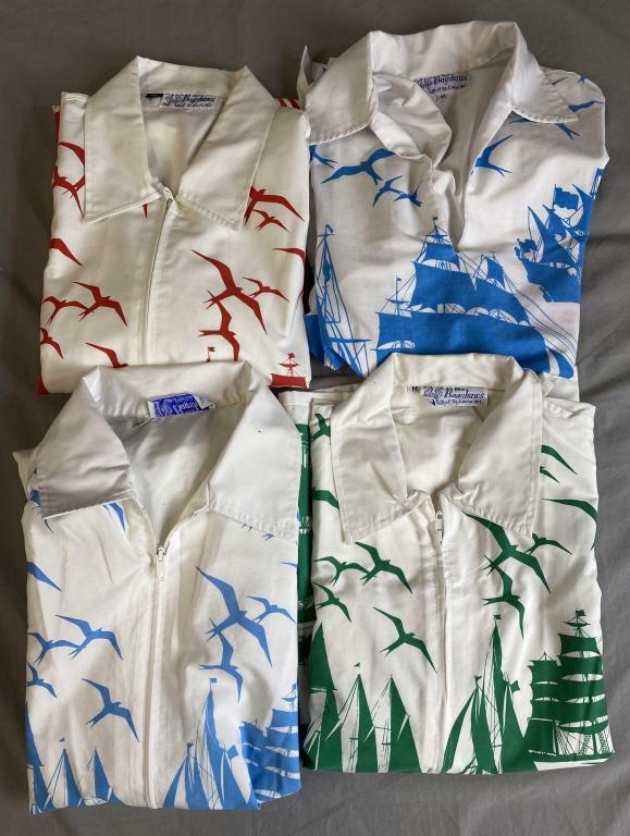 4 1970s "The Bagshaws of St.Lucia" Tropical Shirts (1 of 11)