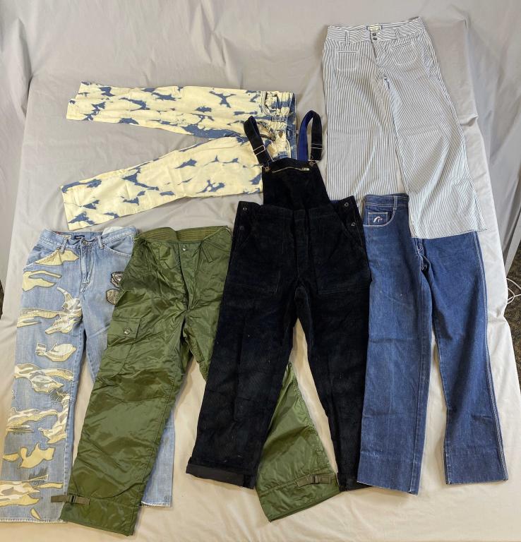6 Pairs Vintage Style Pants, Military, Jordache... (1 of 10)