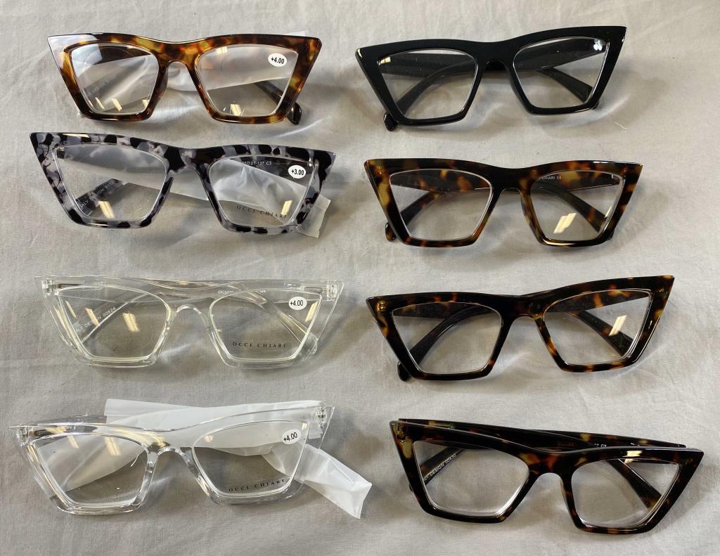 8 Prs Occi Chiari New Vintage Style Readers (1 of 3)