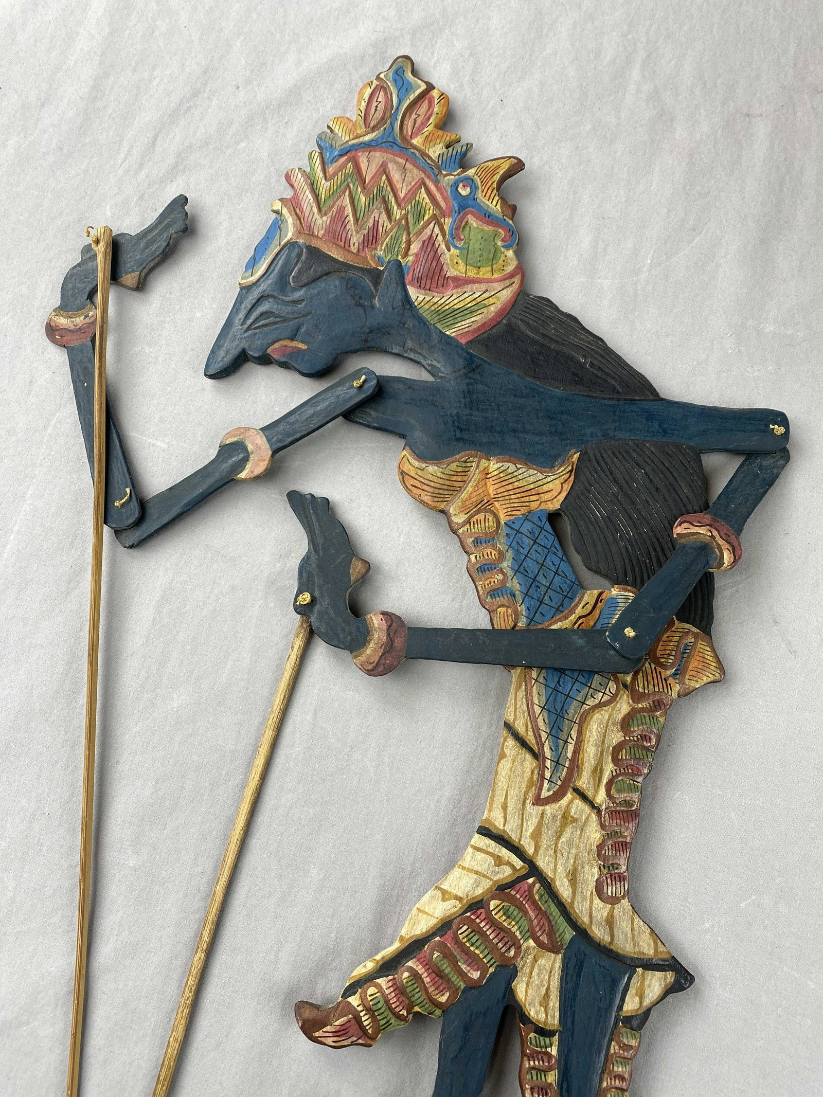 Indonesian Carved Shadow Puppet (1 of 3)