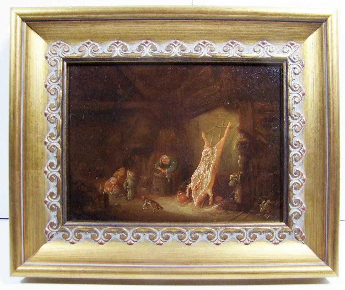 Adriaen J. Van Ostade (1610-85) Oil on Oak Panel (1 of 3)