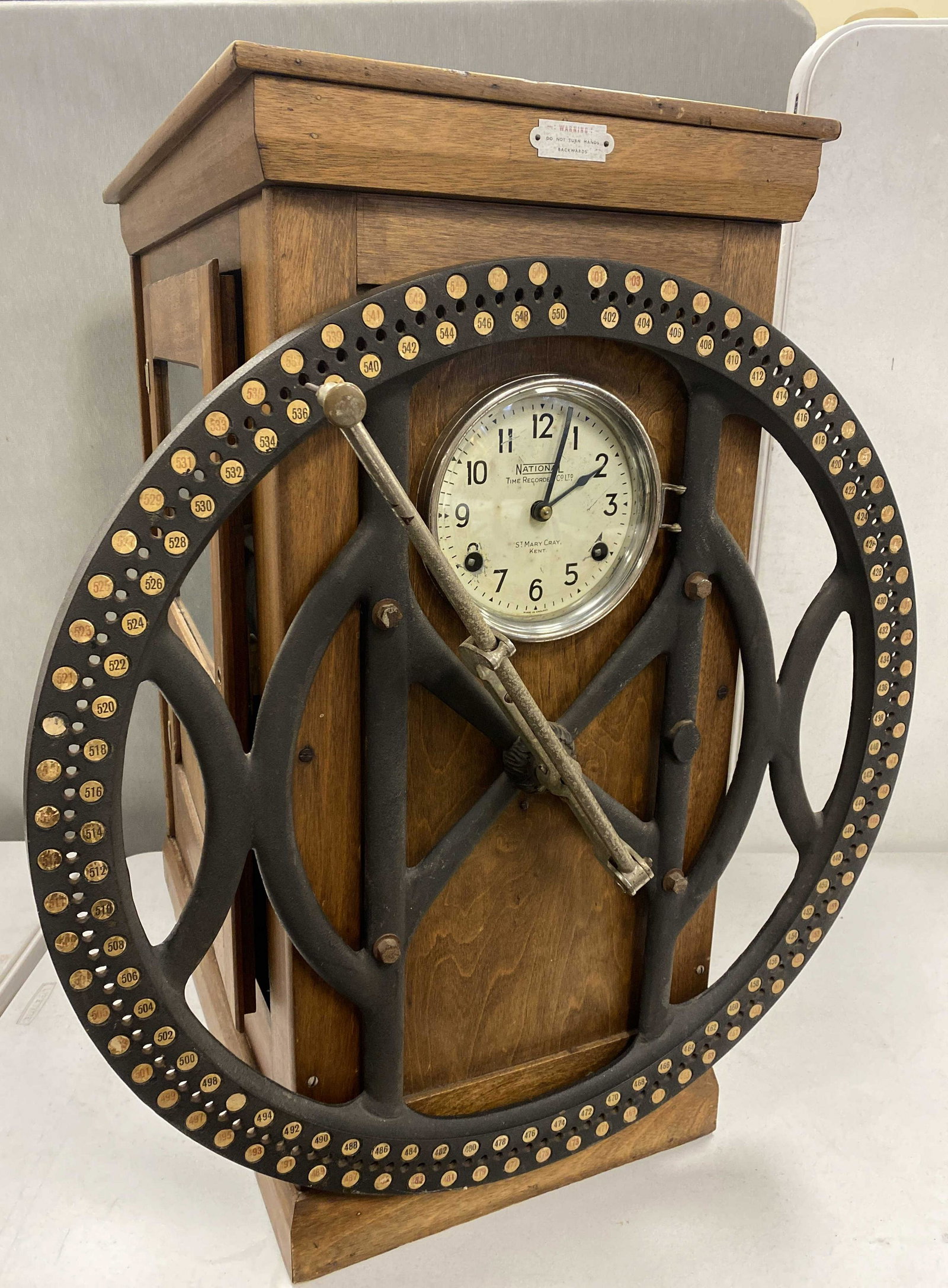 Industrial Time Clock C. 1920s Ford Motor Plant (1 of 6)