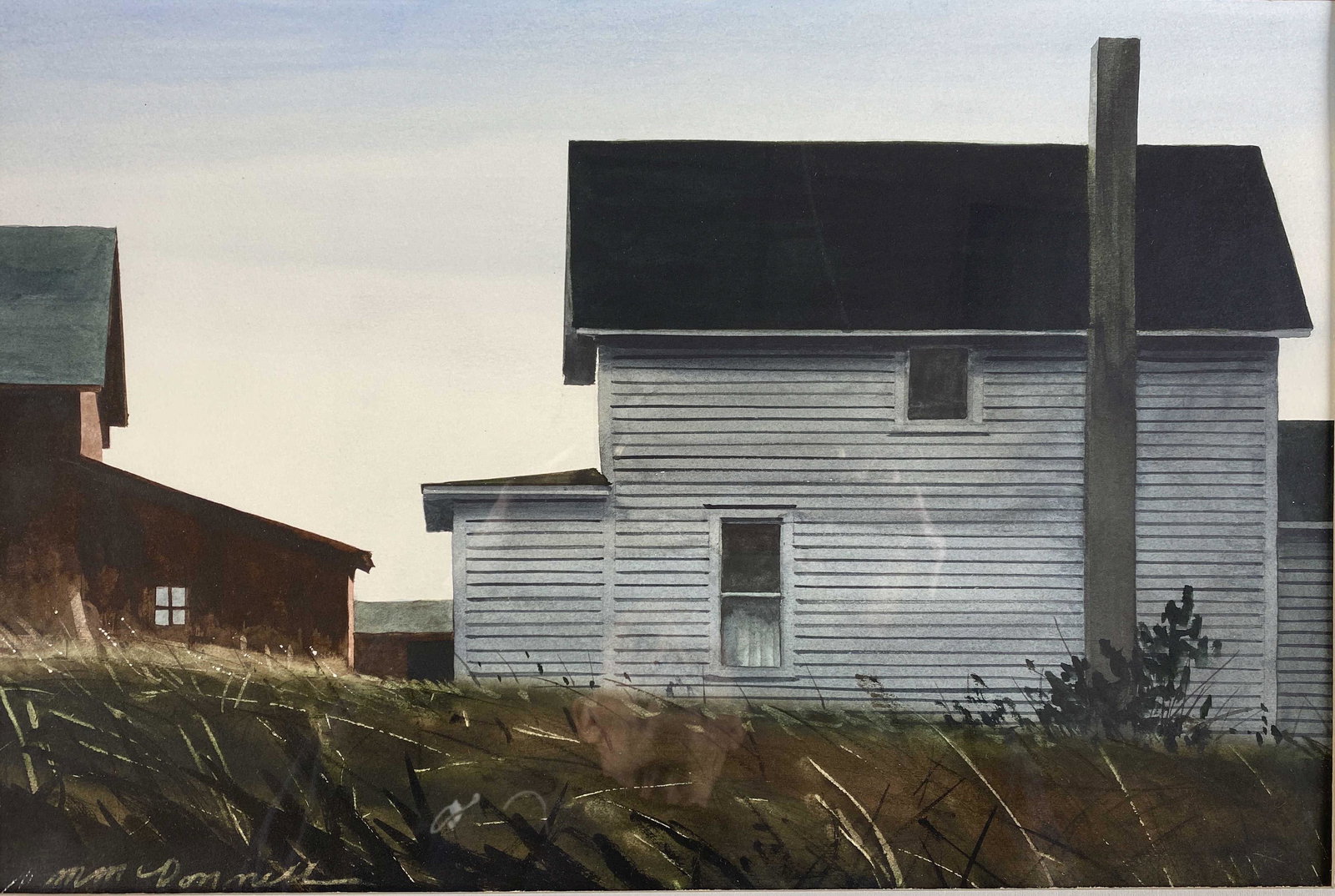 Mike McDonnell Watercolor "Sky Shape" (1 of 6)