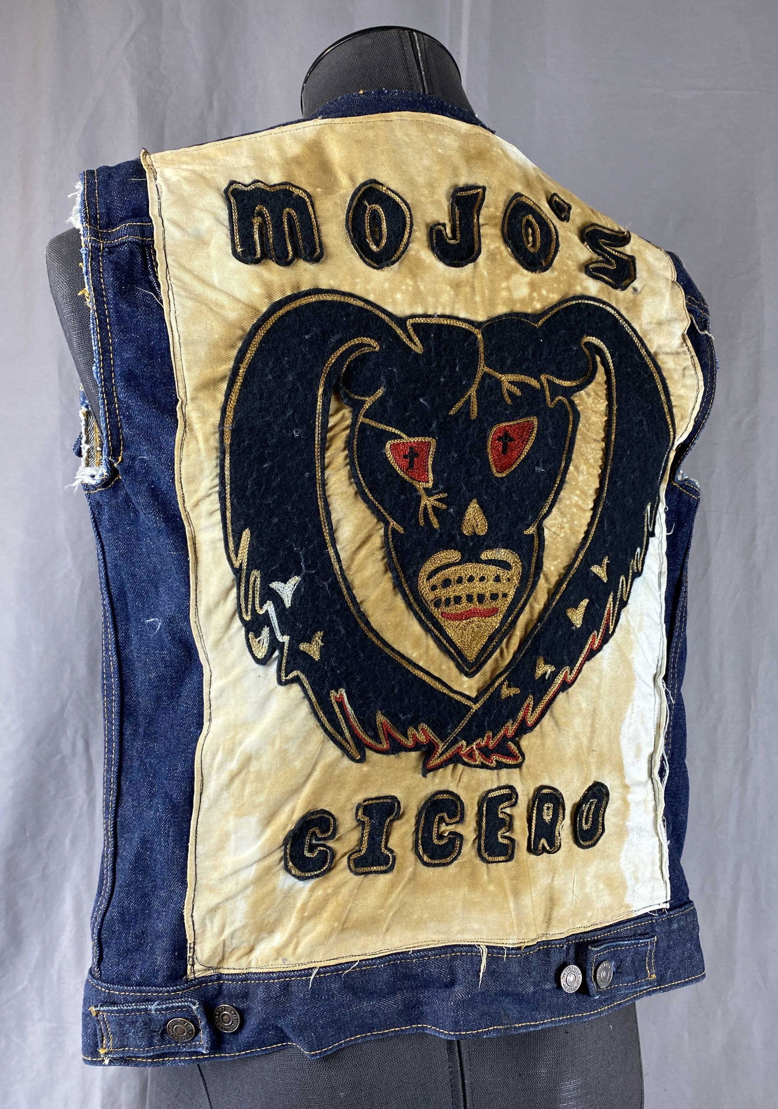 Vintage motorcycle deals vest