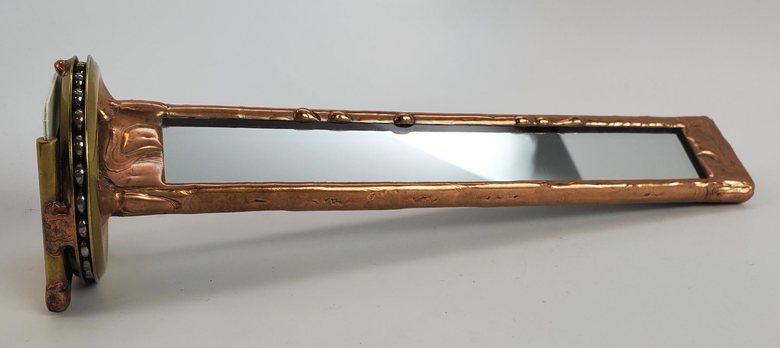Brass/Copper/Mirror Artisan Kaleidoscope Signed (1 of 6)